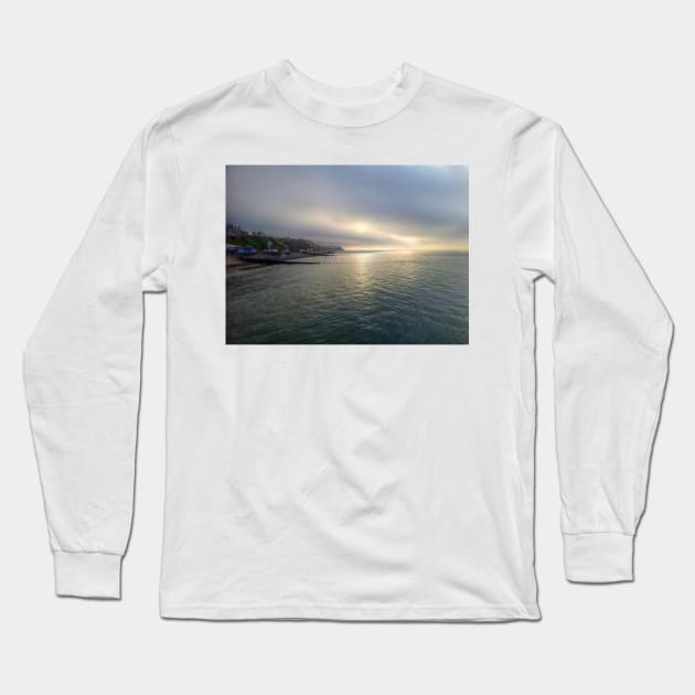 Cromer Sea Fret Long Sleeve T-Shirt by avrilharris